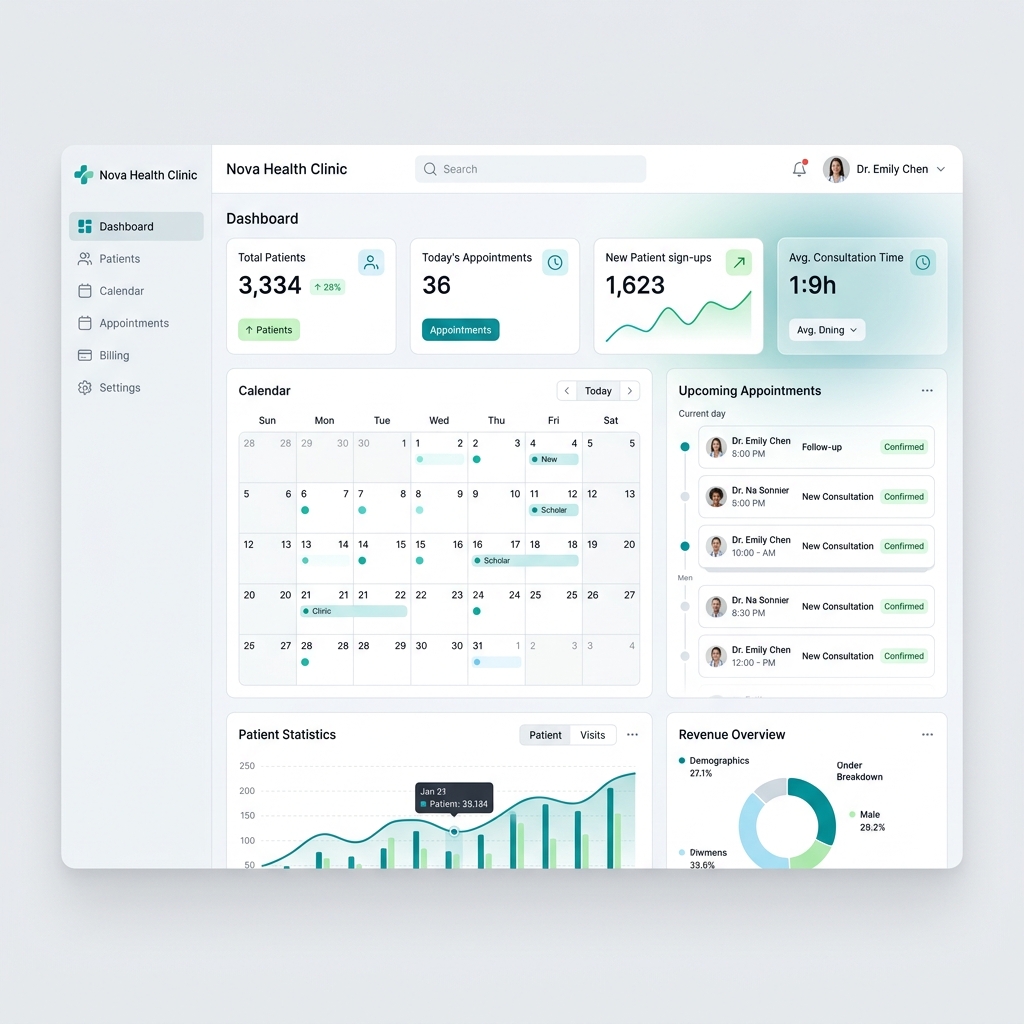 Anteprima Dashboard TherapySuite